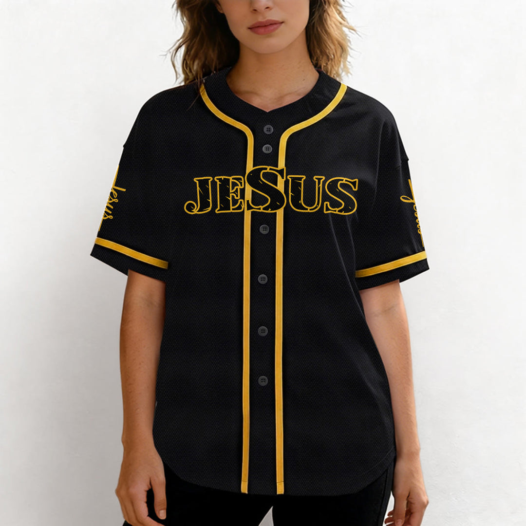 Christianartworkshop Jesus Kreuz Nagel und Dornenkrone Baseballtrikot - image 6