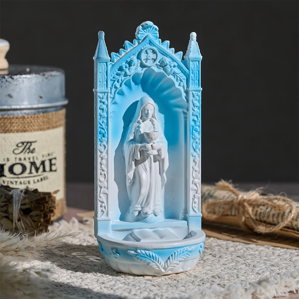 Christianartworkshop Vintage-Tischdekoration mit Bogenschrein und heiliger Statue: Symbol des beständigen heiligen Segens - image 1