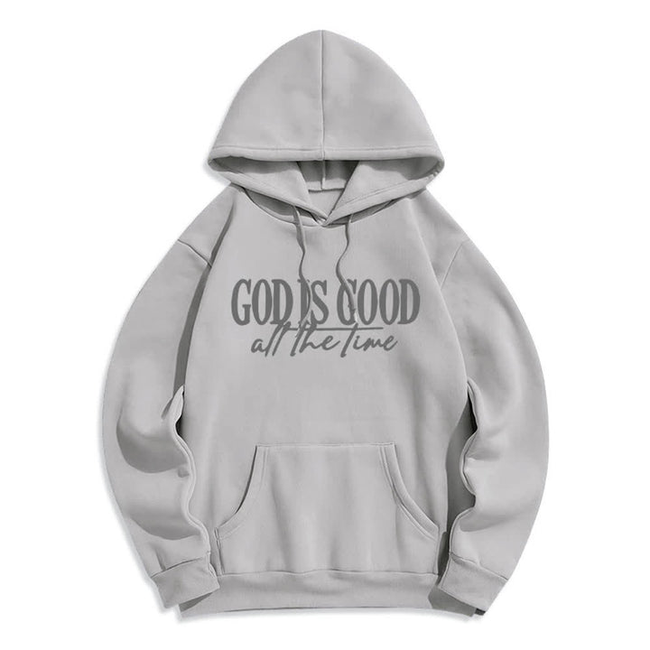 Christianartworkshop Gott ist immer gut – Kuscheliger Pullover, Fleece-gefüttert, Polyester-Hoodie - Grau - 2XL - image 4