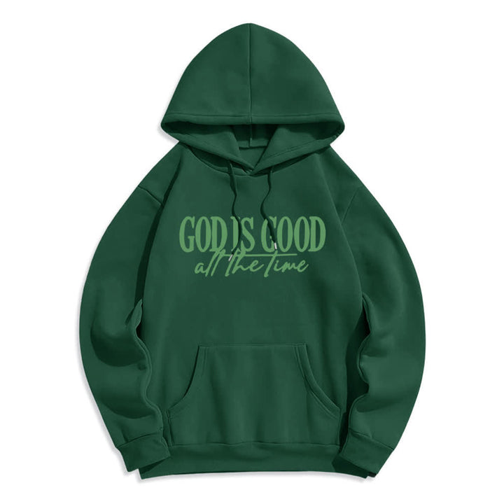 Christianartworkshop Gott ist immer gut – Kuscheliger Pullover, Fleece-gefüttert, Polyester-Hoodie - Grün - 2XL - image 6