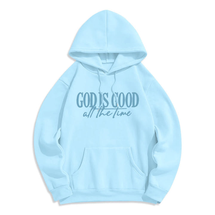 Christianartworkshop Gott ist immer gut – Kuscheliger Pullover, Fleece-gefüttert, Polyester-Hoodie - Blau - 2XL - image 7