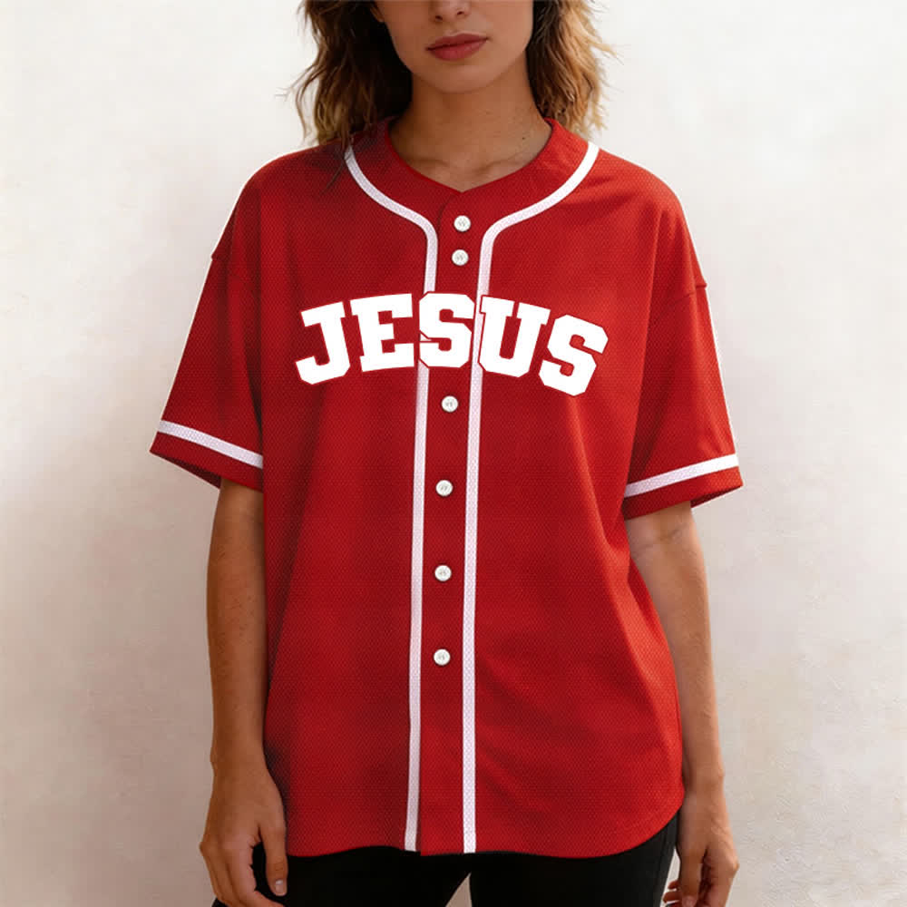 Christianartworkshop Rooted In Christ Schwarzes Baseballtrikot mit Knöpfen - image 39