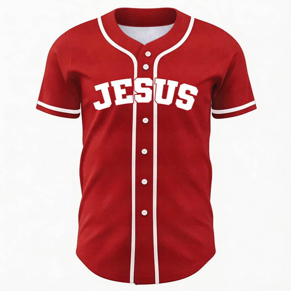 Christianartworkshop Rooted In Christ Schwarzes Baseballtrikot mit Knöpfen - image 37