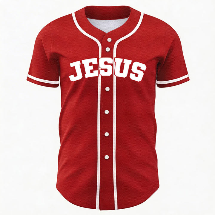 Christianartworkshop Rooted In Christ Schwarzes Baseballtrikot mit Knöpfen - image 37