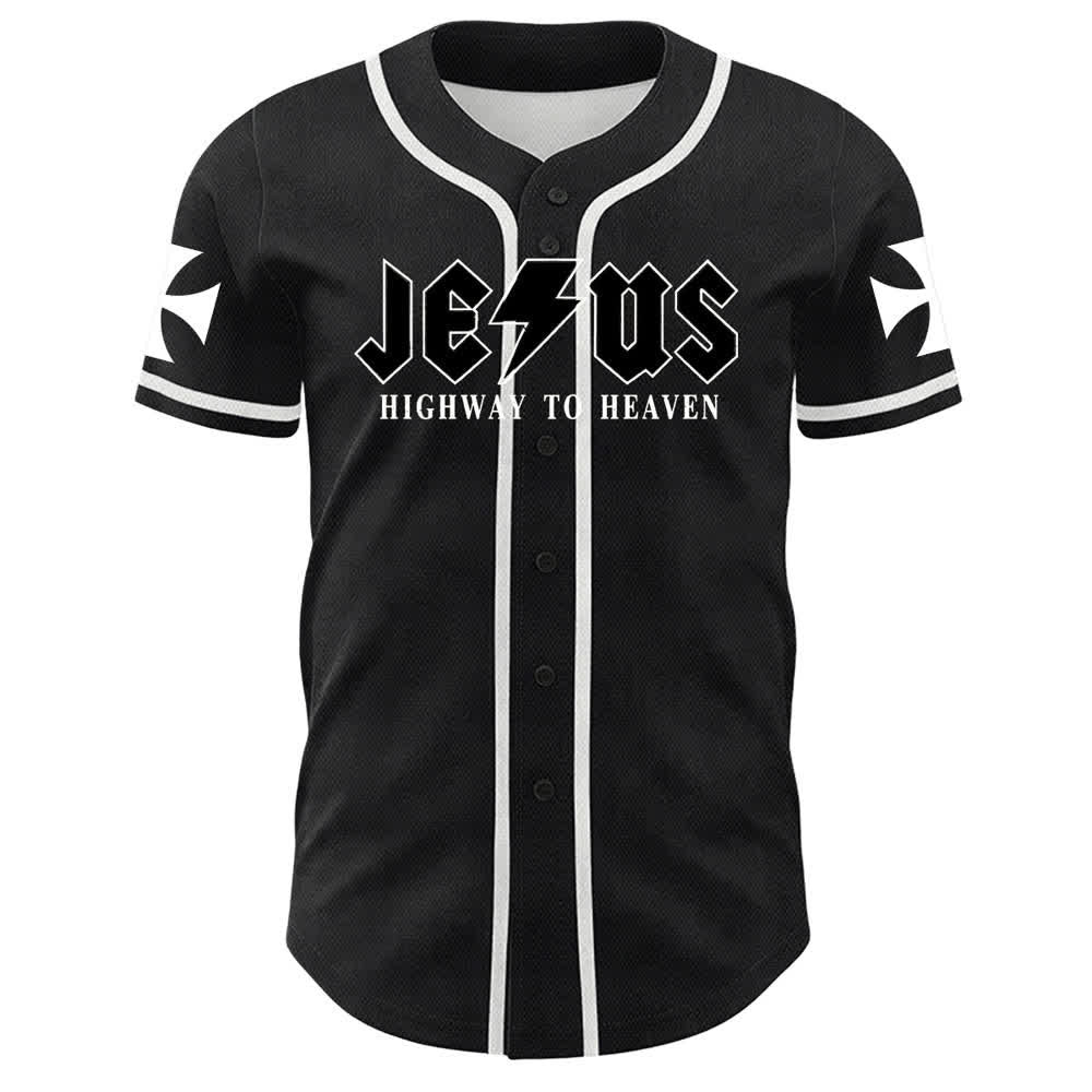Christianartworkshop Jesus – Der Weg zum Himmel (Jeremia 17,7-8) Baseball-Trikot - image 9