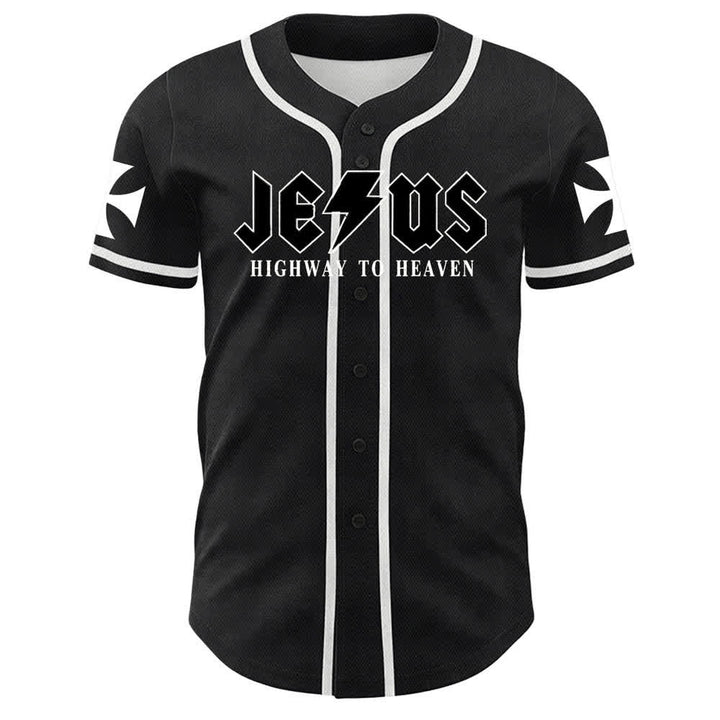 Christianartworkshop Jesus – Der Weg zum Himmel (Jeremia 17,7-8) Baseball-Trikot - image 9