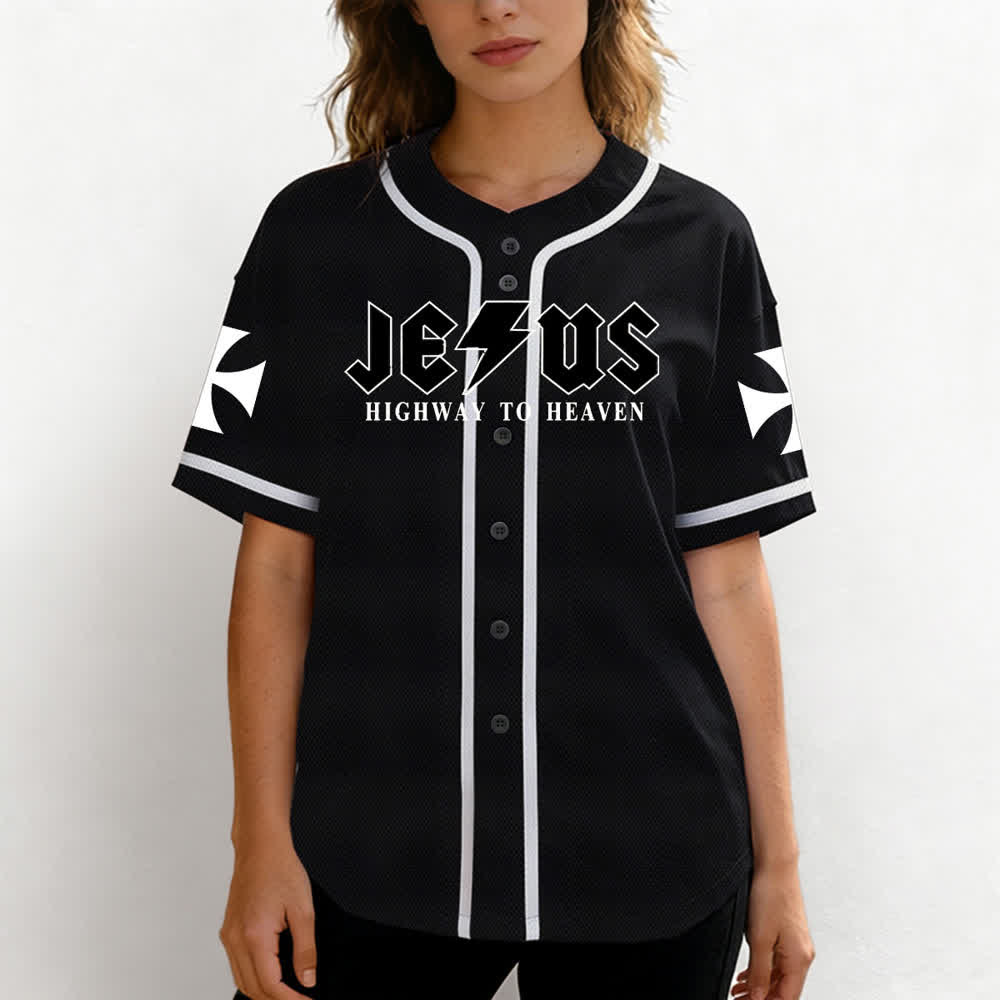 Christianartworkshop Jesus – Der Weg zum Himmel (Jeremia 17,7-8) Baseball-Trikot - image 11
