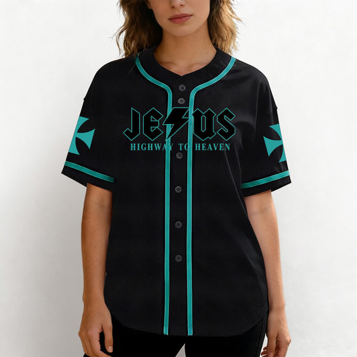 Christianartworkshop Jesus – Der Weg zum Himmel (Jeremia 17,7-8) Baseball-Trikot - image 32