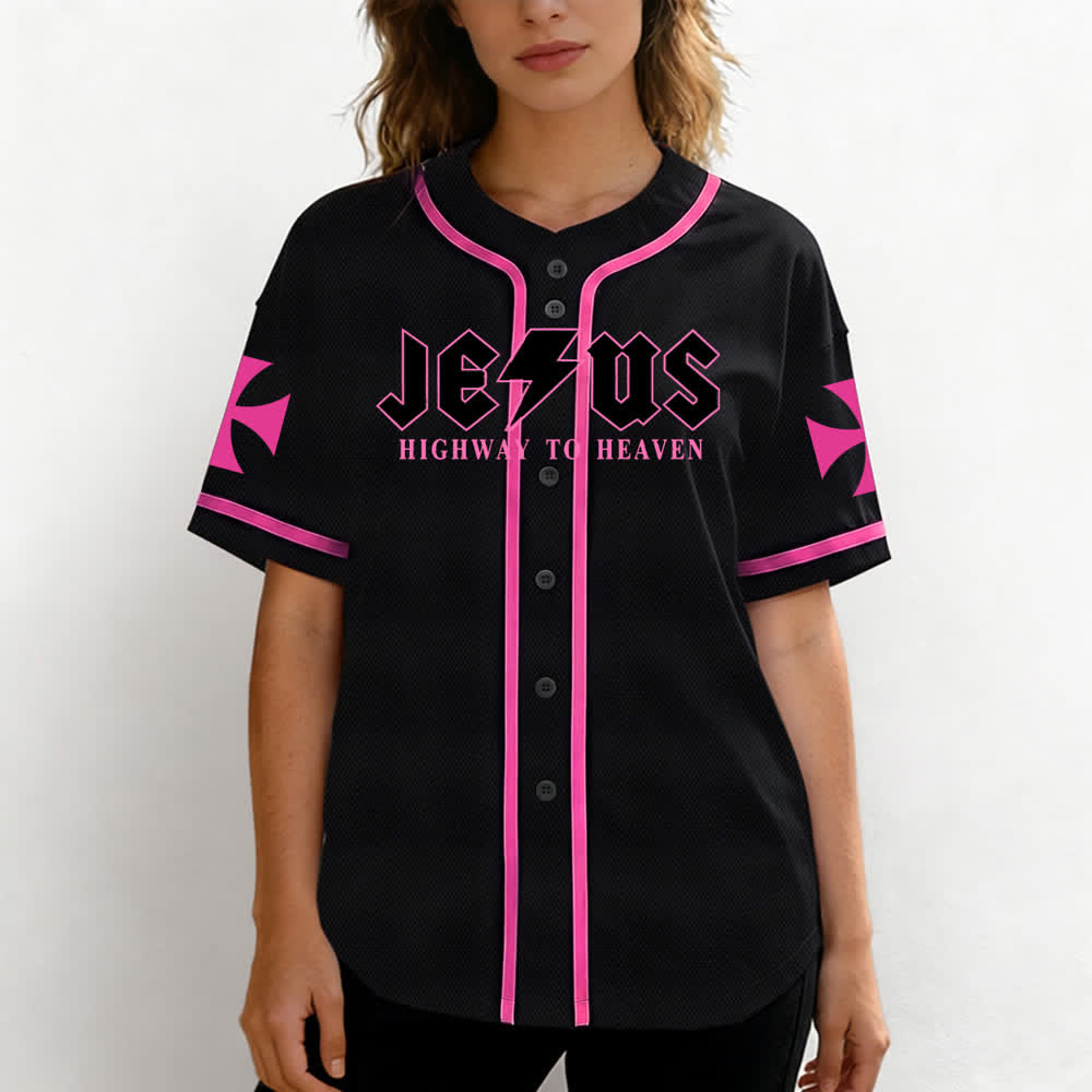 Christianartworkshop Jesus – Der Weg zum Himmel (Jeremia 17,7-8) Baseball-Trikot - image 25