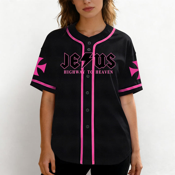 Christianartworkshop Jesus – Der Weg zum Himmel (Jeremia 17,7-8) Baseball-Trikot - image 25