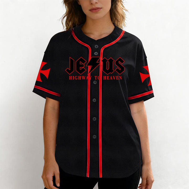 Christianartworkshop Jesus – Der Weg zum Himmel (Jeremia 17,7-8) Baseball-Trikot - image 18