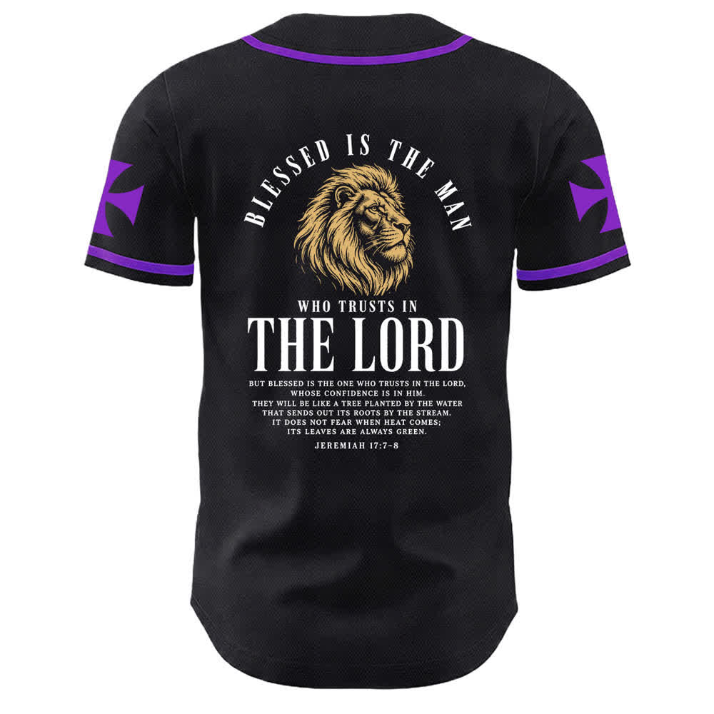 Christianartworkshop Jesus – Der Weg zum Himmel (Jeremia 17,7-8) Baseball-Trikot - image 50