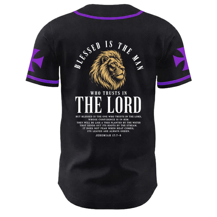 Christianartworkshop Jesus – Der Weg zum Himmel (Jeremia 17,7-8) Baseball-Trikot - image 50