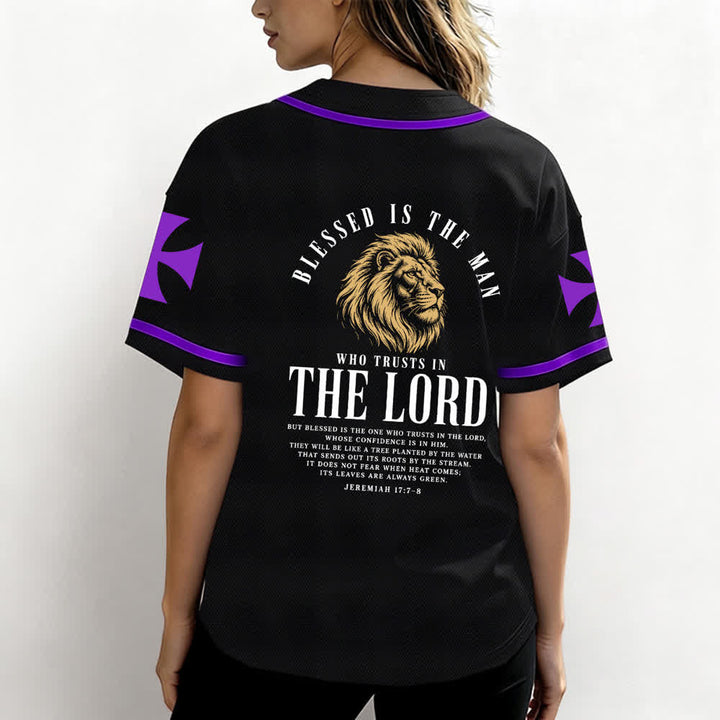 Christianartworkshop Jesus – Der Weg zum Himmel (Jeremia 17,7-8) Baseball-Trikot - image 52
