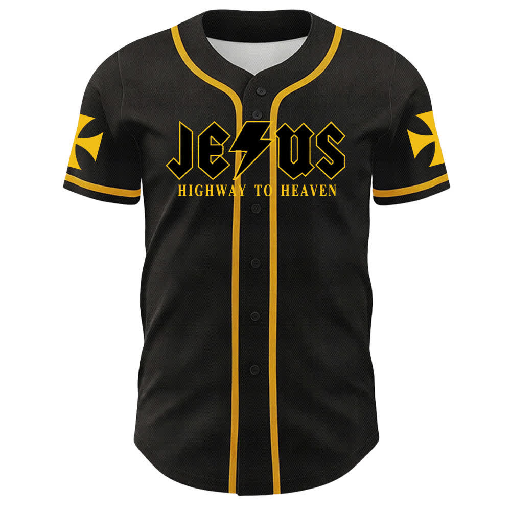 Christianartworkshop Jesus – Der Weg zum Himmel (Jeremia 17,7-8) Baseball-Trikot - image 2