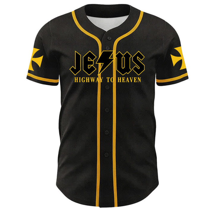 Christianartworkshop Jesus – Der Weg zum Himmel (Jeremia 17,7-8) Baseball-Trikot - image 2