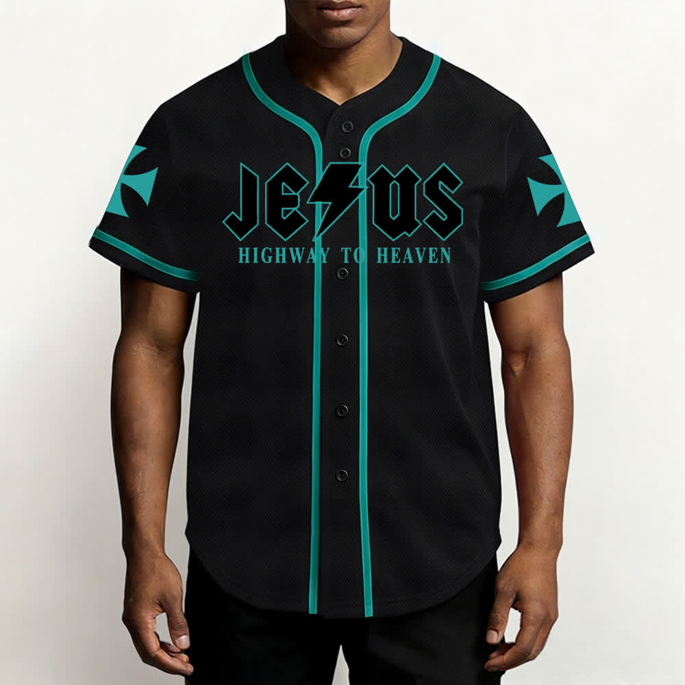 Christianartworkshop Jesus – Der Weg zum Himmel (Jeremia 17,7-8) Baseball-Trikot - image 34