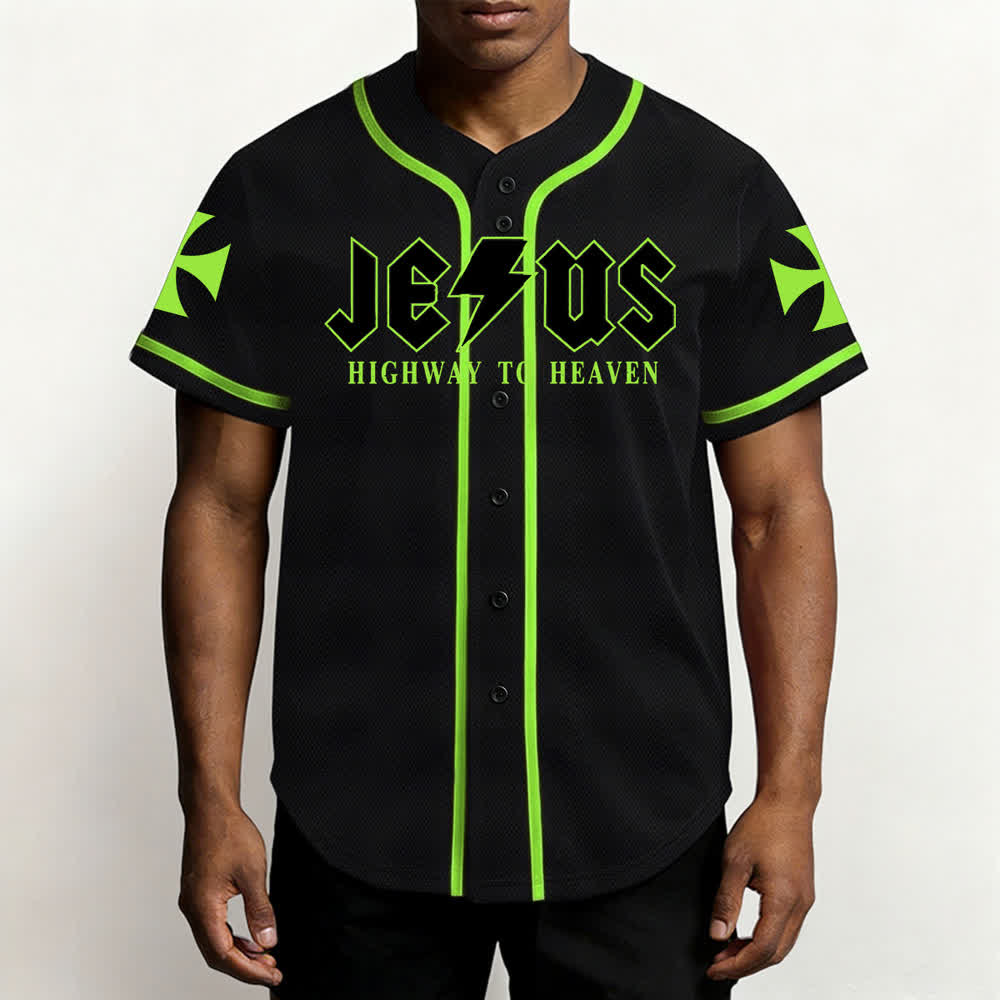 Christianartworkshop Jesus – Der Weg zum Himmel (Jeremia 17,7-8) Baseball-Trikot - image 60