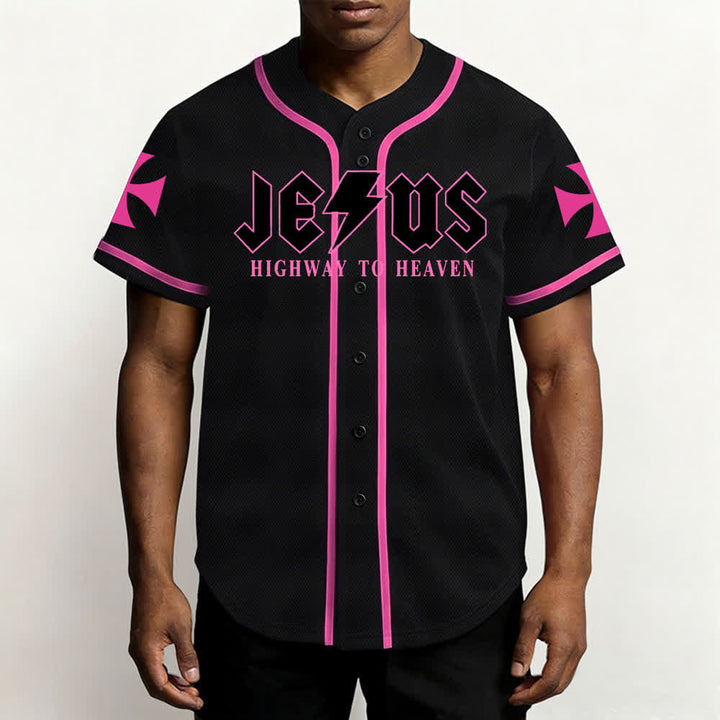 Christianartworkshop Jesus – Der Weg zum Himmel (Jeremia 17,7-8) Baseball-Trikot - image 27