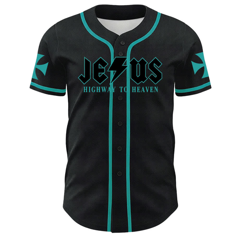 Christianartworkshop Jesus – Der Weg zum Himmel (Jeremia 17,7-8) Baseball-Trikot - image 30