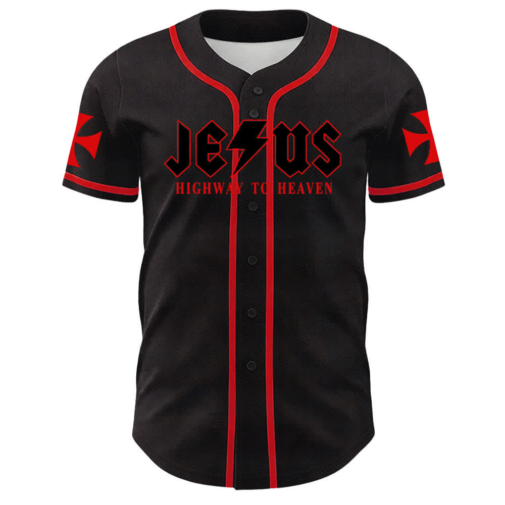 Christianartworkshop Jesus – Der Weg zum Himmel (Jeremia 17,7-8) Baseball-Trikot - image 16
