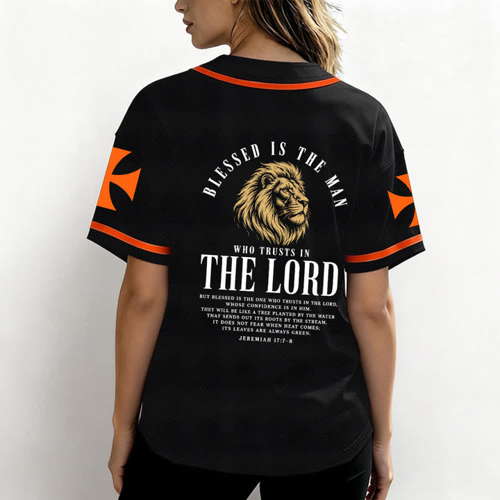 Christianartworkshop Jesus – Der Weg zum Himmel (Jeremia 17,7-8) Baseball-Trikot - image 38