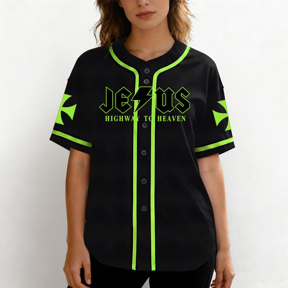 Christianartworkshop Jesus – Der Weg zum Himmel (Jeremia 17,7-8) Baseball-Trikot - image 62