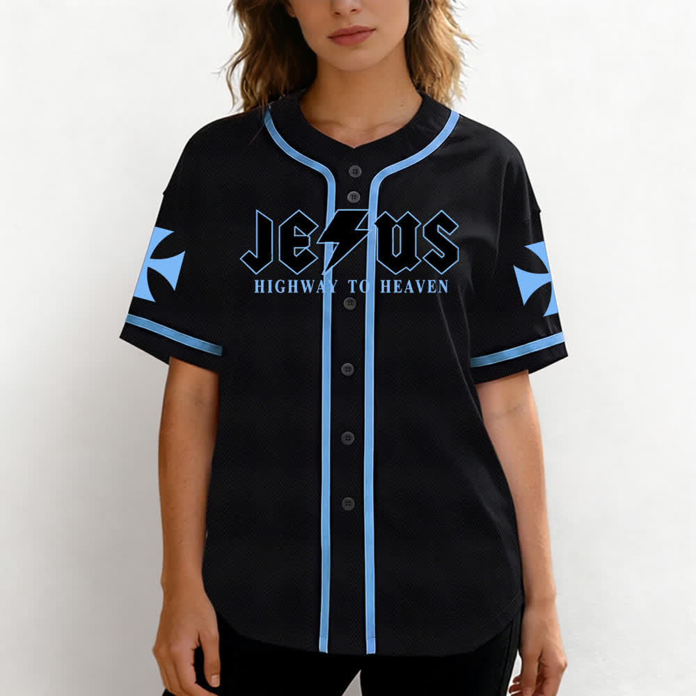 Christianartworkshop Jesus – Der Weg zum Himmel (Jeremia 17,7-8) Baseball-Trikot - image 46