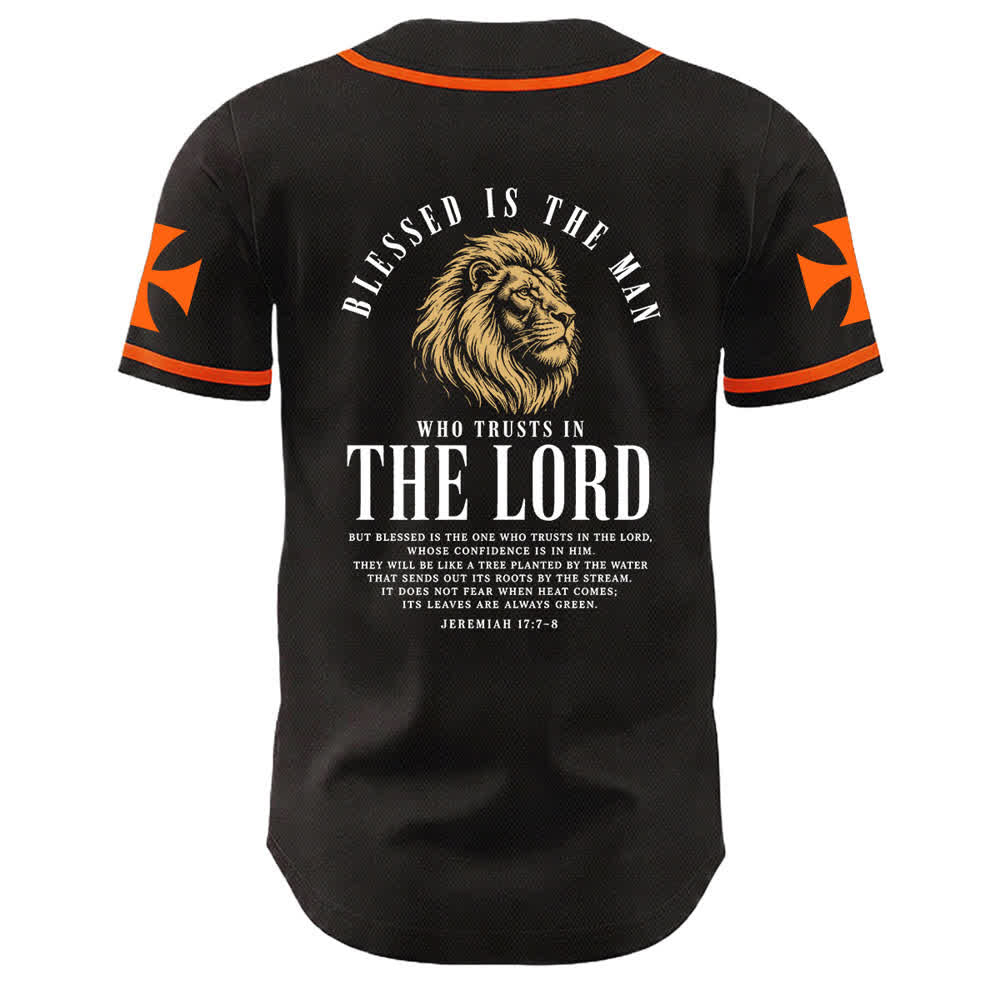 Christianartworkshop Jesus – Der Weg zum Himmel (Jeremia 17,7-8) Baseball-Trikot - image 36