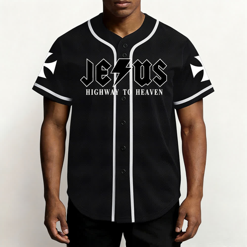 Christianartworkshop Jesus – Der Weg zum Himmel (Jeremia 17,7-8) Baseball-Trikot - image 13