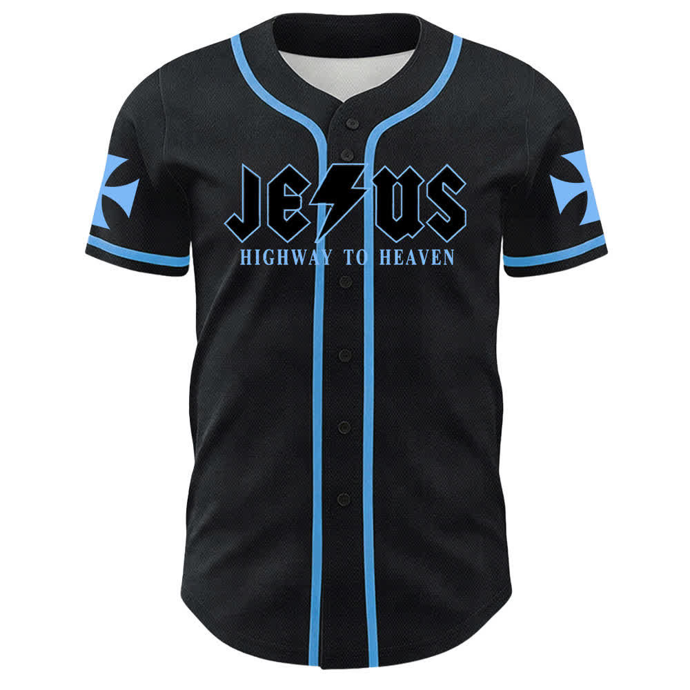 Christianartworkshop Jesus – Der Weg zum Himmel (Jeremia 17,7-8) Baseball-Trikot - image 44