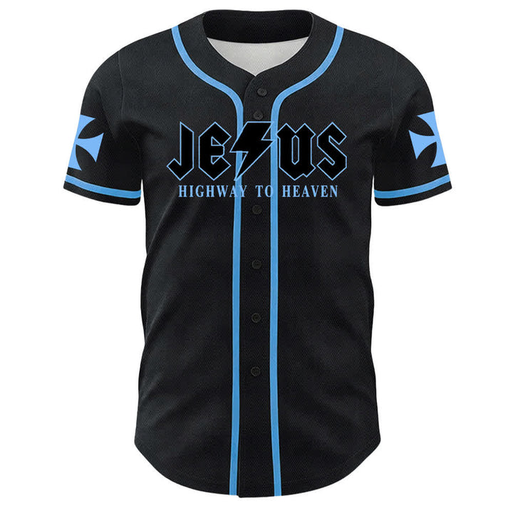 Christianartworkshop Jesus – Der Weg zum Himmel (Jeremia 17,7-8) Baseball-Trikot - image 44