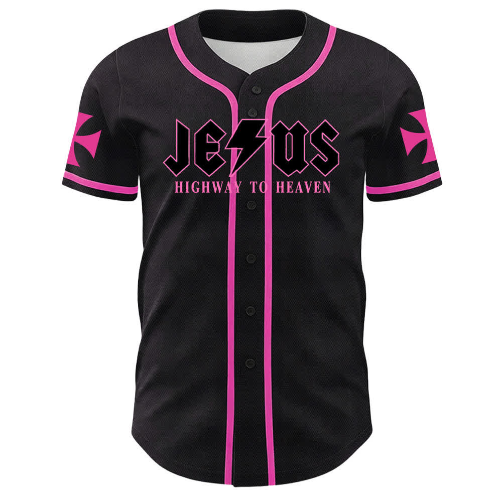 Christianartworkshop Jesus – Der Weg zum Himmel (Jeremia 17,7-8) Baseball-Trikot - image 23