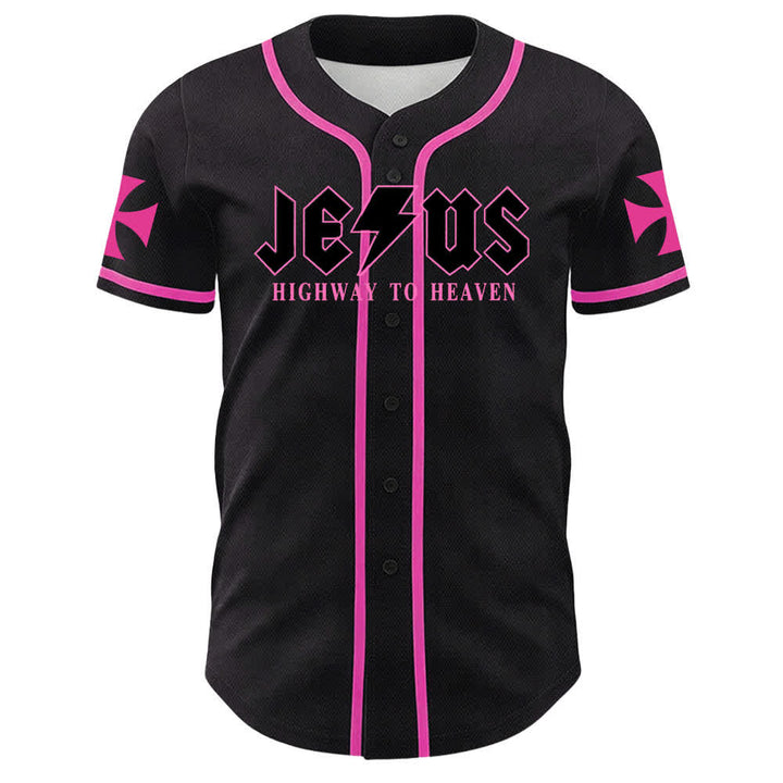 Christianartworkshop Jesus – Der Weg zum Himmel (Jeremia 17,7-8) Baseball-Trikot - image 23
