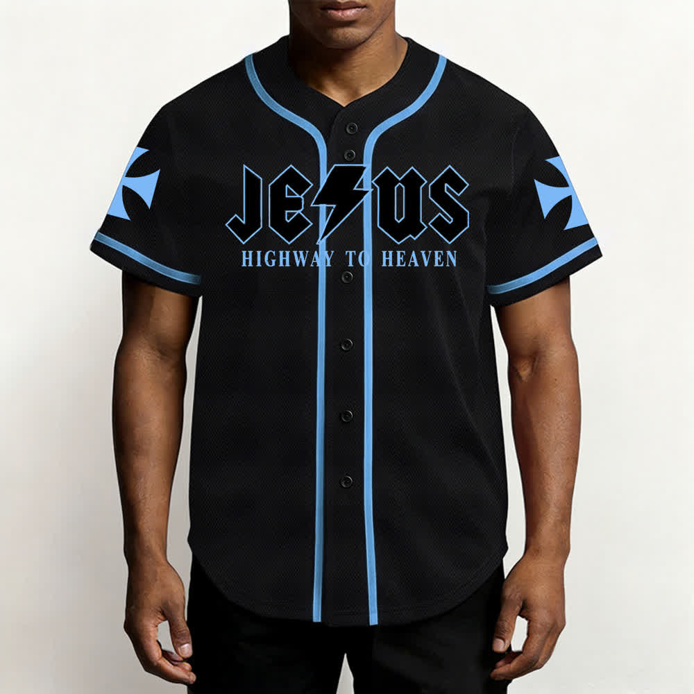 Christianartworkshop Jesus – Der Weg zum Himmel (Jeremia 17,7-8) Baseball-Trikot - image 48