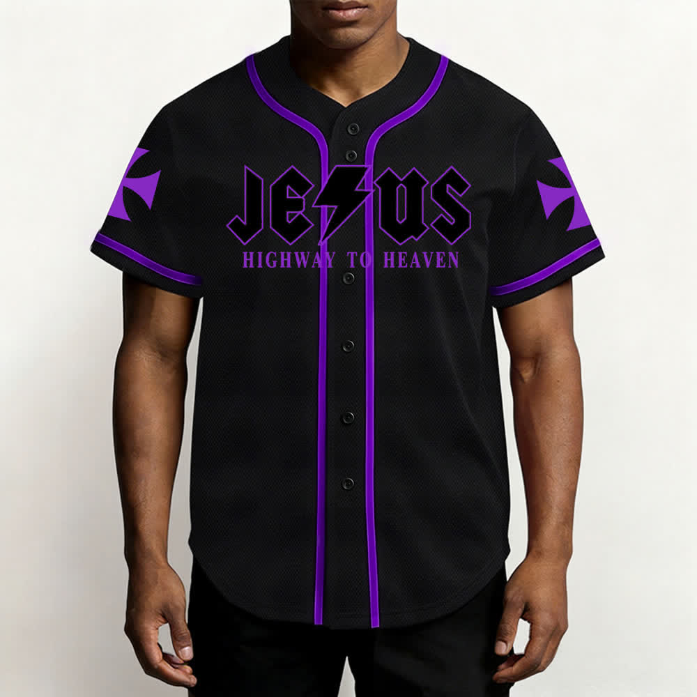 Christianartworkshop Jesus – Der Weg zum Himmel (Jeremia 17,7-8) Baseball-Trikot - image 55