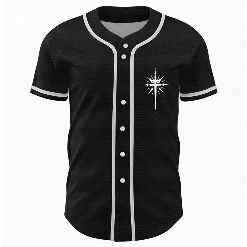 Christianartworkshop Army Of God Mesh Streetwear Baseballtrikot - image 9