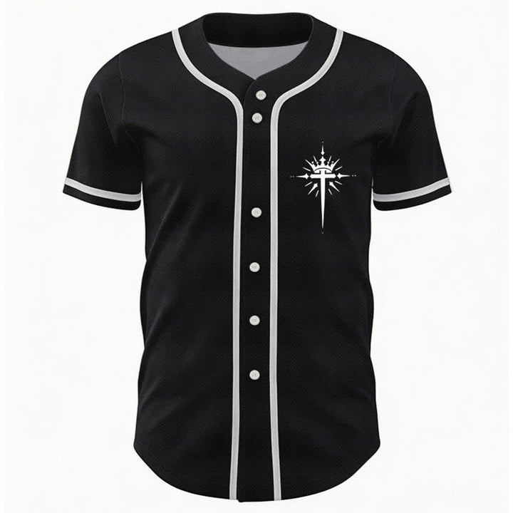 Christianartworkshop Army Of God Mesh Streetwear Baseballtrikot - image 9