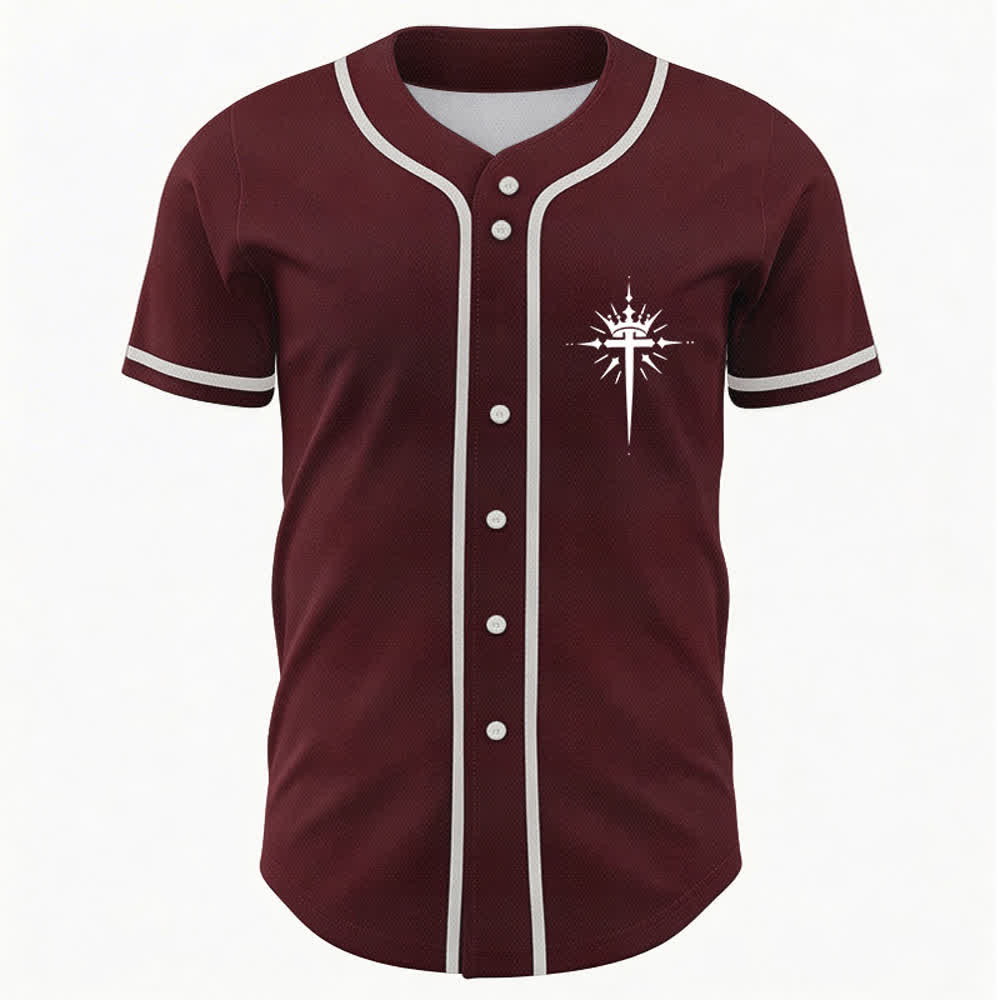 Christianartworkshop Army Of God Mesh Streetwear Baseballtrikot - image 16