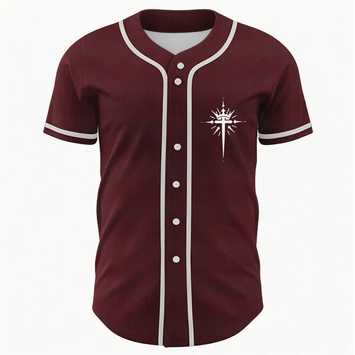 Christianartworkshop Army Of God Mesh Streetwear Baseballtrikot - image 16
