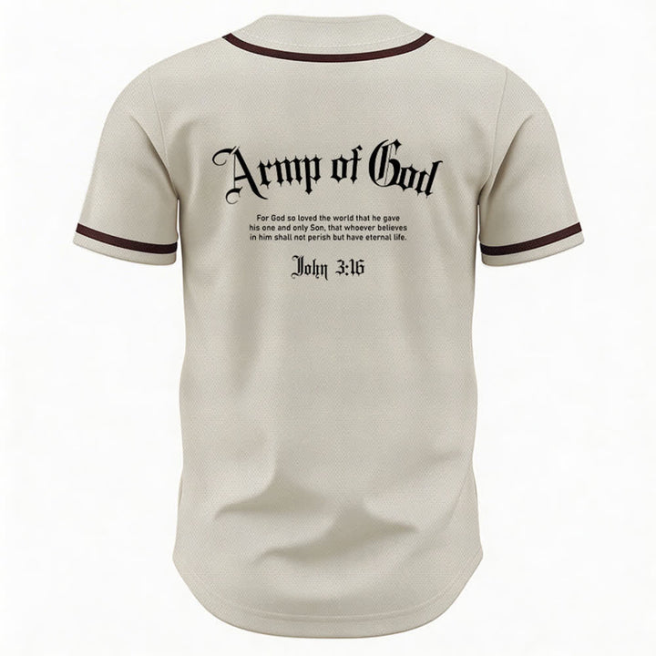 Christianartworkshop Army Of God Mesh Streetwear Baseballtrikot - image 29