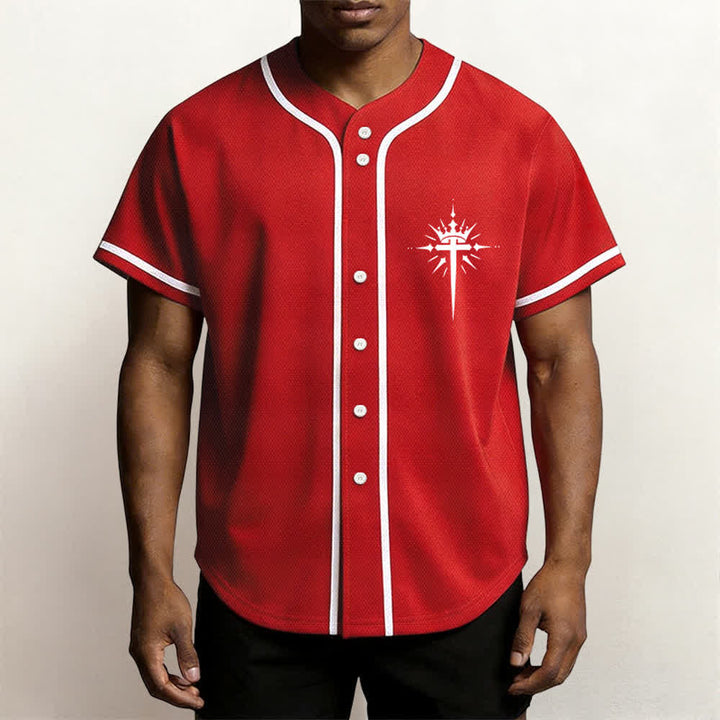Christianartworkshop Army Of God Mesh Streetwear Baseballtrikot - image 41