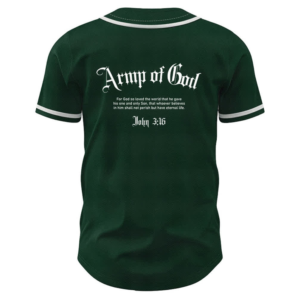 Christianartworkshop Army Of God Mesh Streetwear Baseballtrikot - image 22