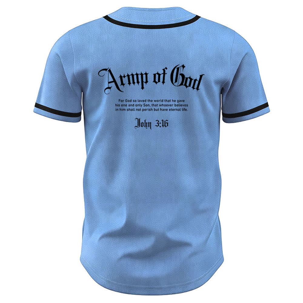 Christianartworkshop Army Of God Mesh Streetwear Baseballtrikot - image 43