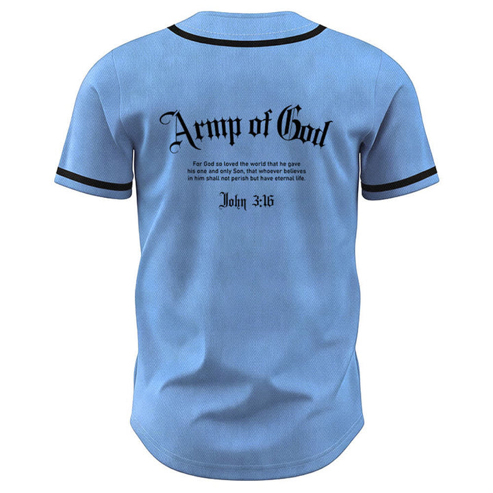Christianartworkshop Army Of God Mesh Streetwear Baseballtrikot - image 43