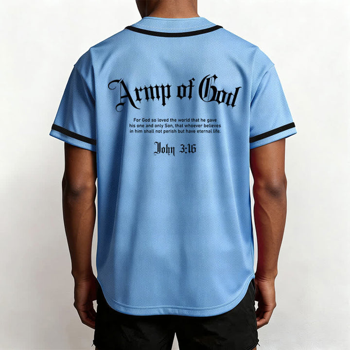Christianartworkshop Army Of God Mesh Streetwear Baseballtrikot - image 47