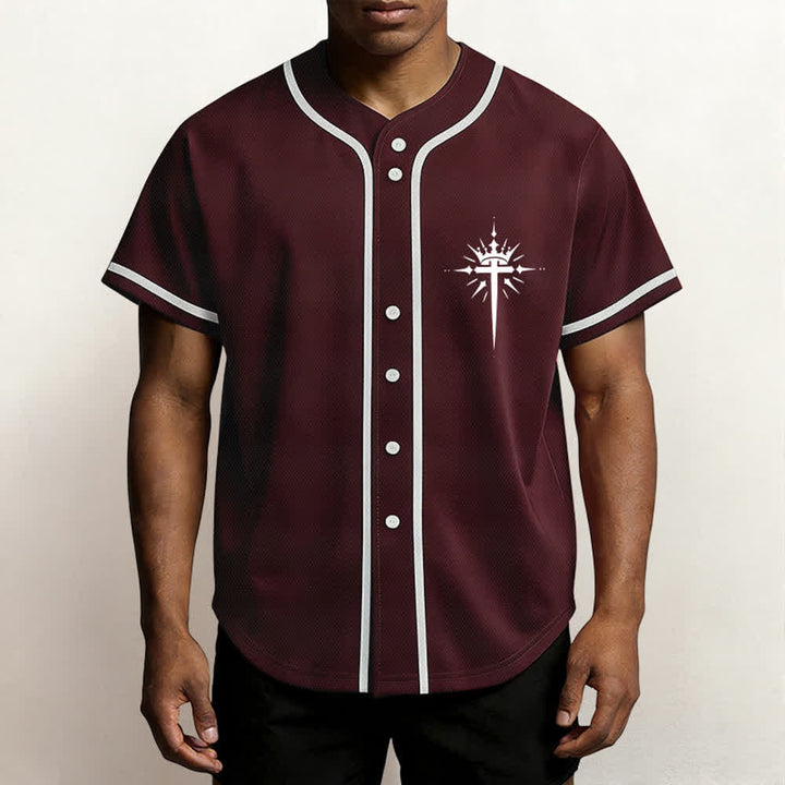 Christianartworkshop Army Of God Mesh Streetwear Baseballtrikot - image 20