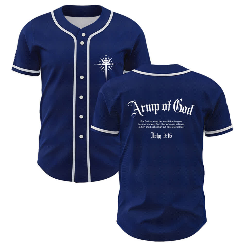 Christianartworkshop Army Of God Mesh Streetwear Baseballtrikot - Marine - 5XL - image 49