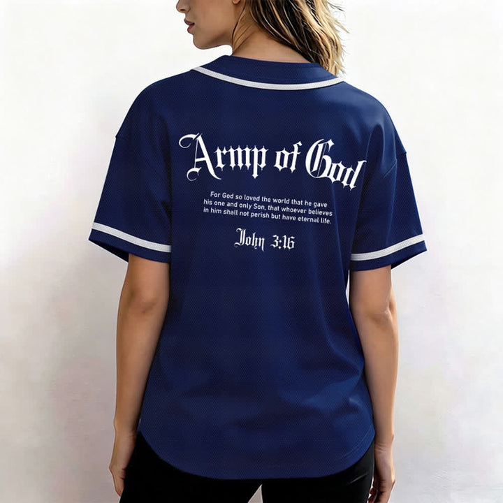 Christianartworkshop Army Of God Mesh Streetwear Baseballtrikot - image 52