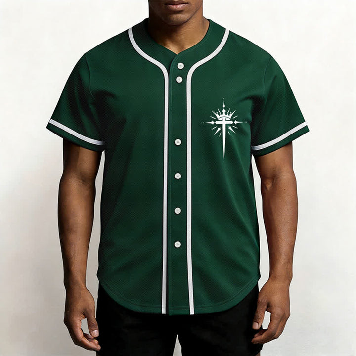 Christianartworkshop Army Of God Mesh Streetwear Baseballtrikot - image 27
